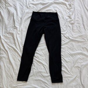 Lululemon Hugh Rise Black Leggings